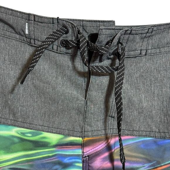 Quicksilver Dry Flight 4 Way Stretch Swim Board Shorts SZ 36 Water Repellent - Picture 4 of 7